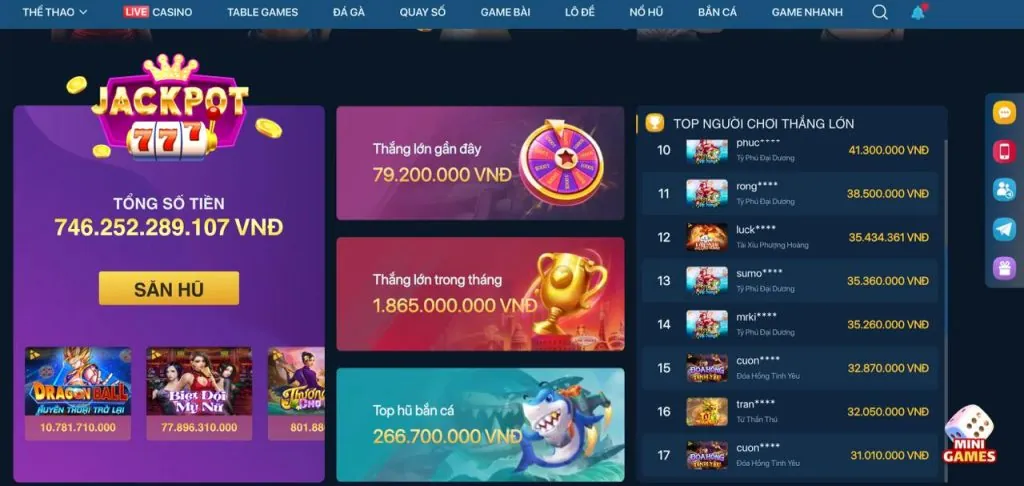 Jackpot Slot tại 4466club
