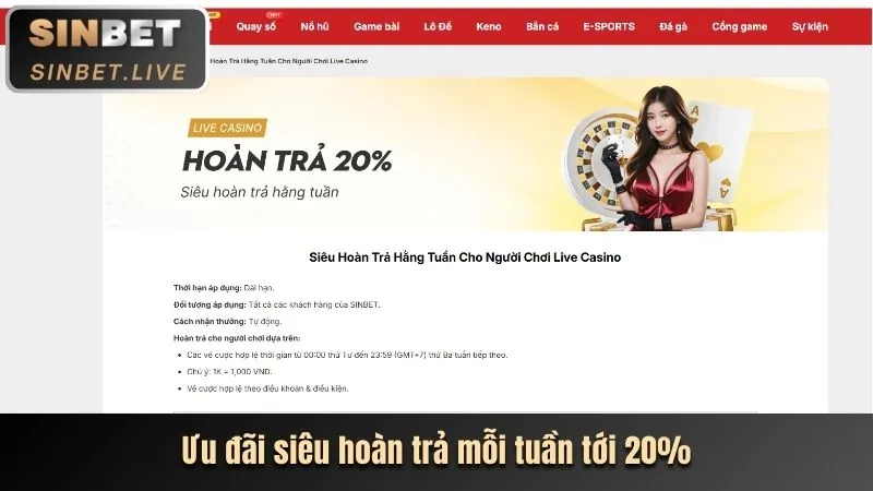 Thưởng đăng ký tài khoản mới